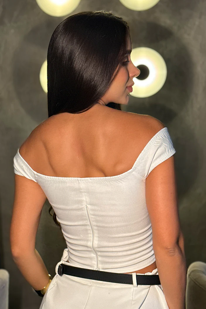 Blusa Corta Bandeja DF01986 - Imagen 3
