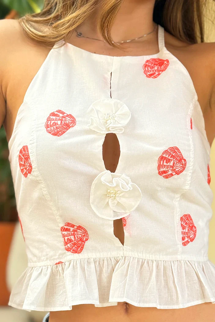Blusa Corta Tiras DF01A64 - Imagen 4