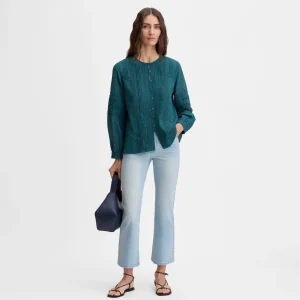 Blusa con pasamanerias
